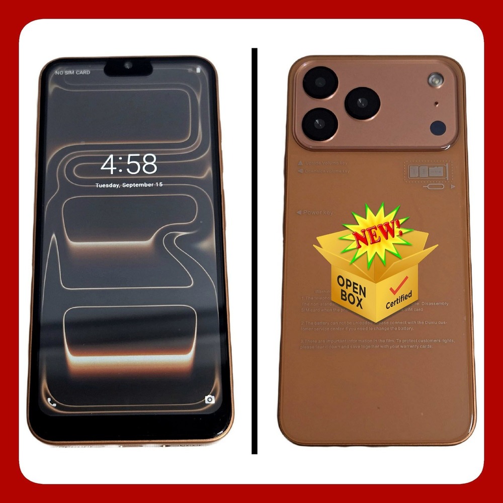 i17 Pro Max Android Smartphone 1TB 16GB RAM Orange Deca Core SZ 6.7 Include